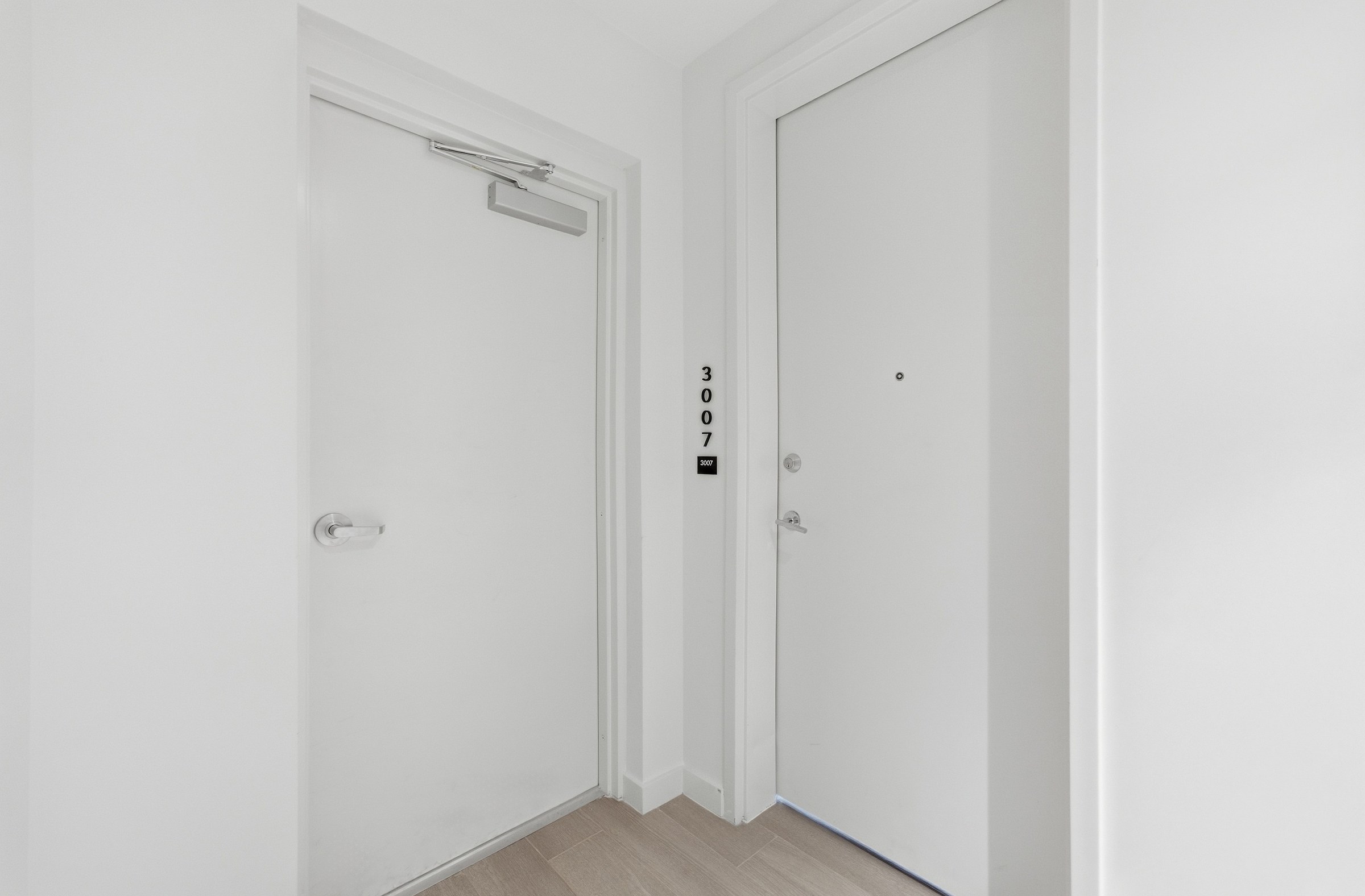 Entry closet in Residence 3007