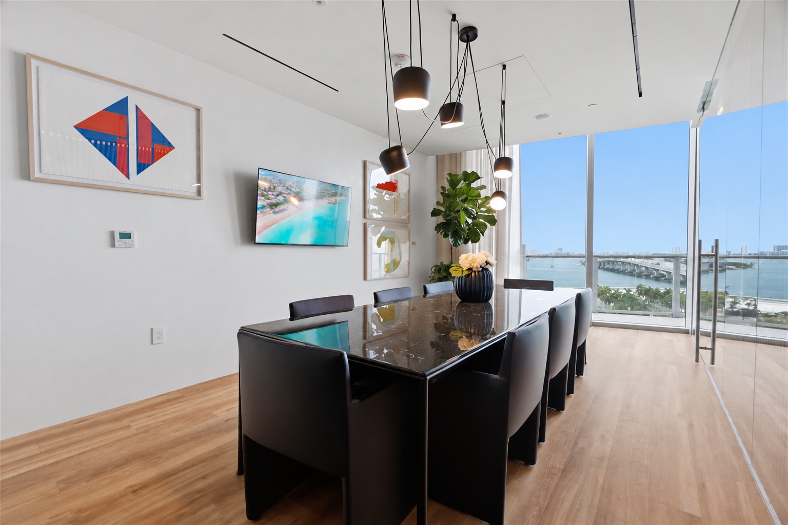Conference room with terrace access at Casa Bella Residences